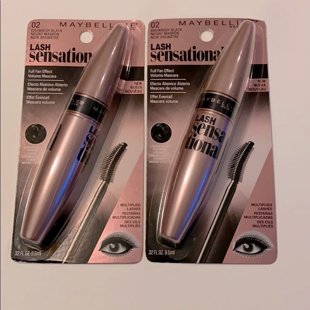 Maybelline BrownishBlack Mascara Lashsensantional Makeup